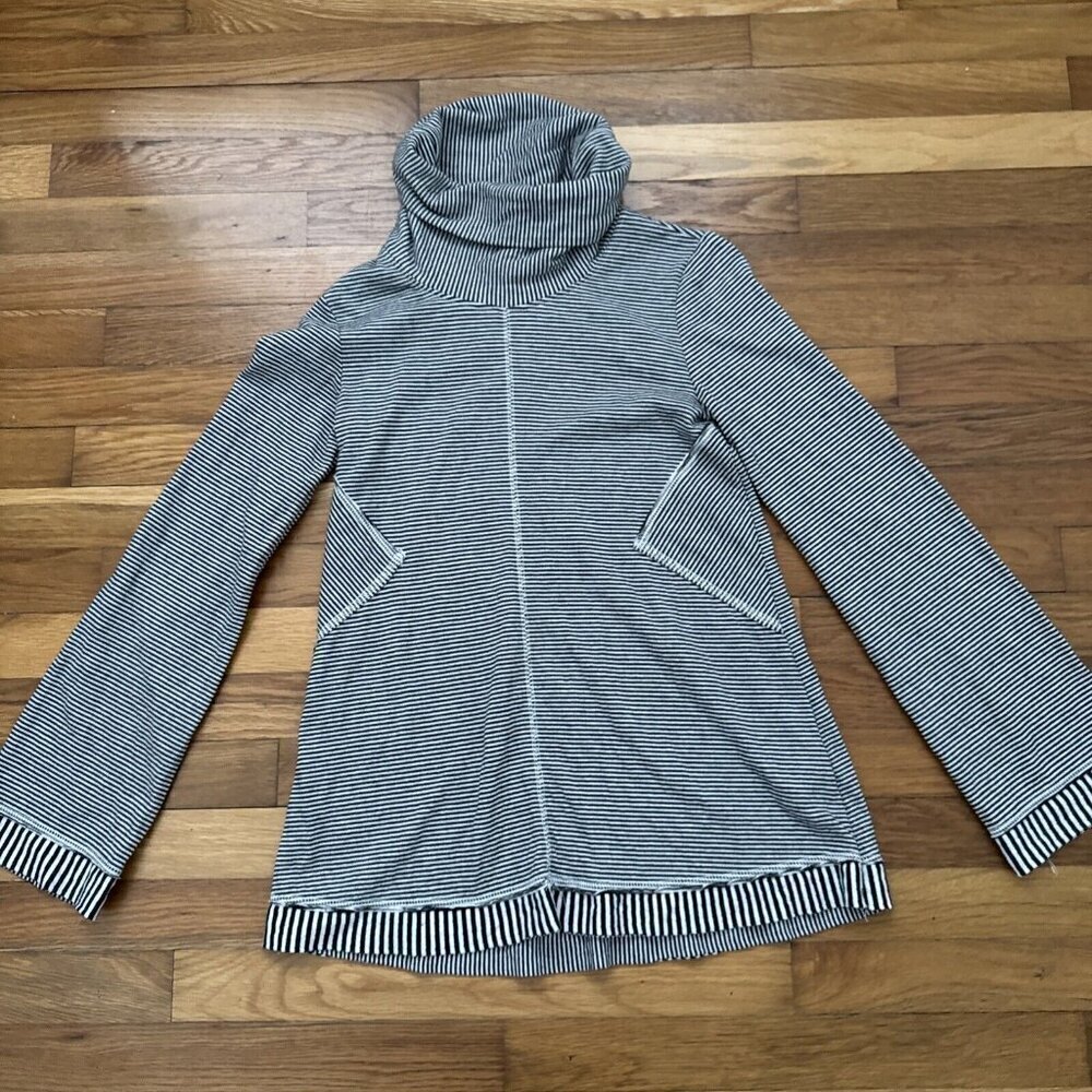 Anthropologie Maeve Tal Cowlneck Striped Tunic Size XXS - Picture 2 of 5